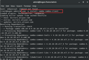Centos7系统如何使用yum命令安装samba服务器