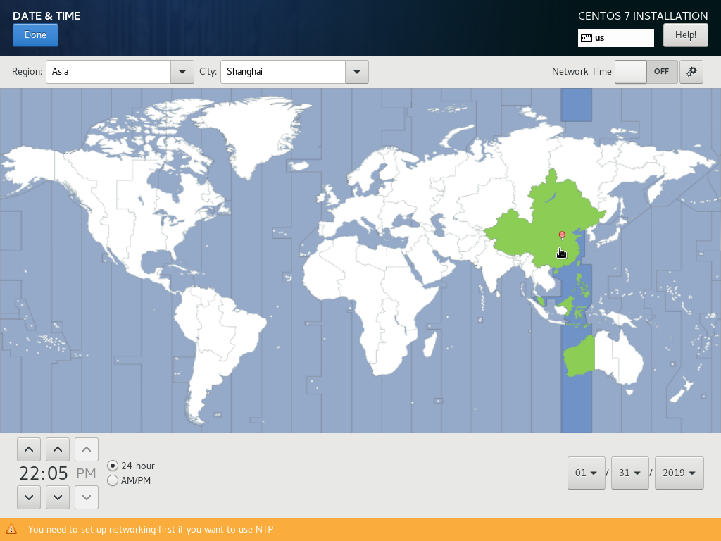 CentOS Local Time