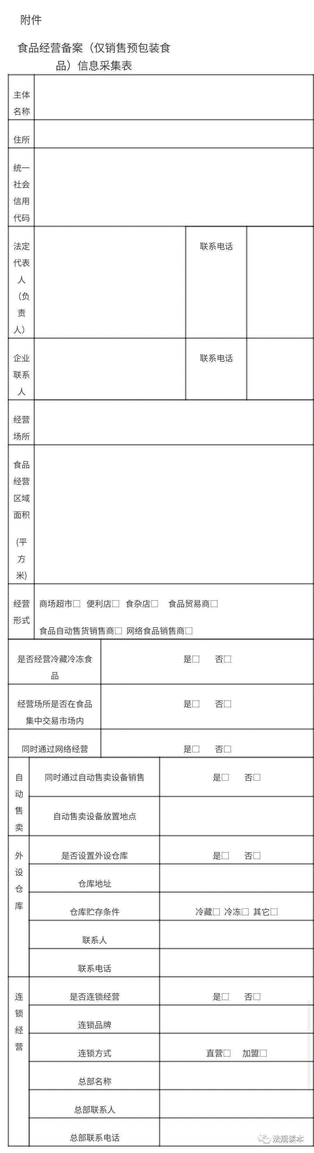 预包装食品备案表有截止日期吗怎么写的