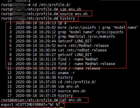 Debian8系统如何通过history查看历史命令